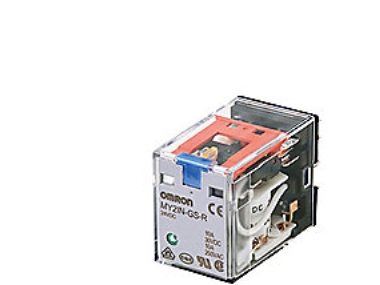 Industrirelæ MY4IN 14-ben 4PDT - 6A 4P 24VAC MY4IN-GS-R AC24 mekanisk & LED, testknap