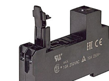 Sokkel DIN-skinne/overflademontering 8-pin skrueklemmer P2RFZ-08-E