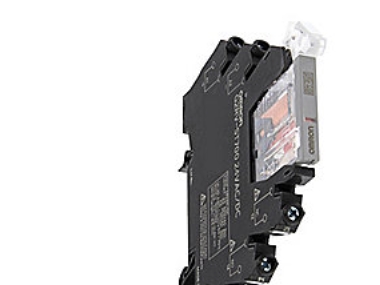 Relæ 6mm, 6A 24 VAC/DC, - Slimline, SPDT, skrue term. test switch, 708515