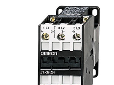 Omron Kontaktor for AC 10 A/4 Kw, 1 AUX., 24 VAC, J7KN-10D-01 24