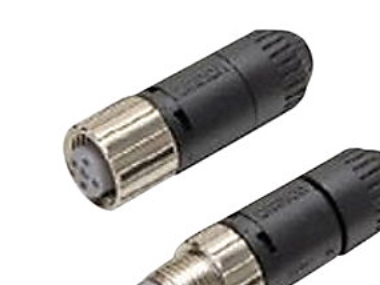 Omron Sensor stikforbindelse M12 lige stik, 4-polet, Y92E-M12PVC4Sconf-L
