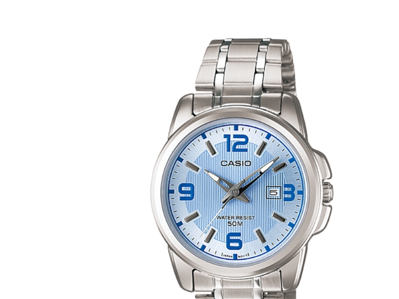 Casio Ltp-1314D-2Avdf, Armbånd, Rustfrit Stål, Rustfrit Stål, Sr626sw, 3 År, 3,65 Cm