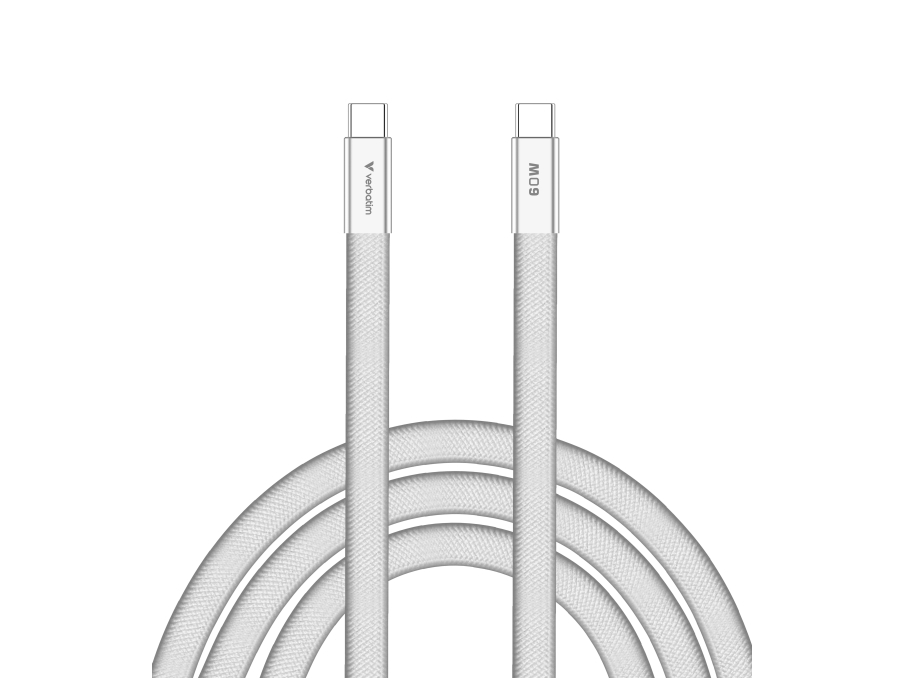 Verbatim 30274, 1,2 M, Usb C, Usb C, Usb 2.0, 0,48 Gbit/S, Weiß