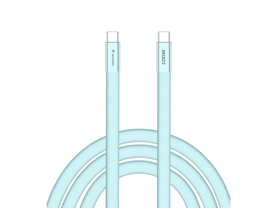 Verbatim 30276, 1,2 M, Usb-C, Usb-C, Usb 2.0, 0,48 Gbit/S, Blau