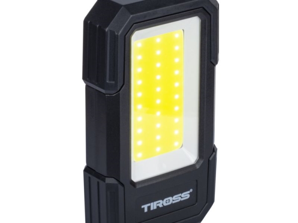 TIROSS DAUGIAFUNKCIS ŽIBINTUVĖLIS 3W COB 300 lm 3 X LR03 BE BATERIJŲ…