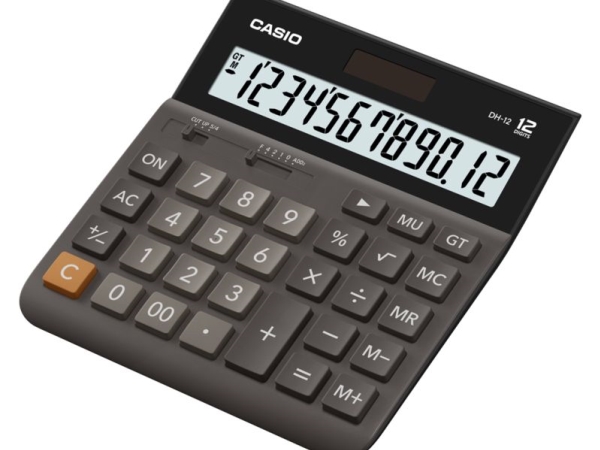 Stalinis skaičiuotuvas CASIO DH-12, 151 x 159 x 28.5 mm