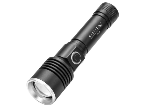 Montis Taktische Wiederaufladbare Led-Taschenlampe Zoom Mt158
