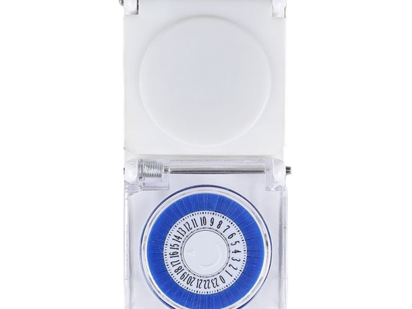 Mekanisk 24-timers timer IP44 SCHUKO PC-2M/S/44