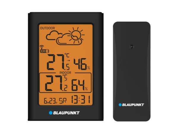 La Crosse Wetterstation Ws 15Bk Schwarz
