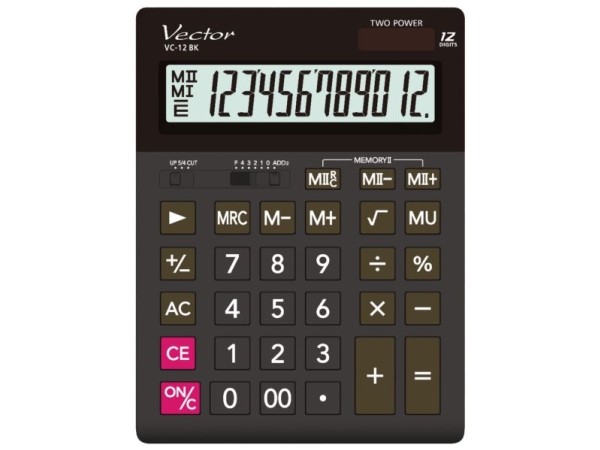 Vector regnemaskine Vector KAV VC-12BK