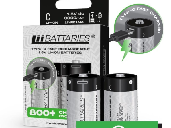 Liibatteries Li-On Akku Typ C (2 Stk.)