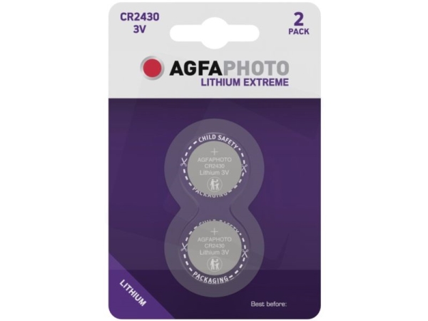 Agfaphoto Cr2430 Batteri Bl./2 Stk