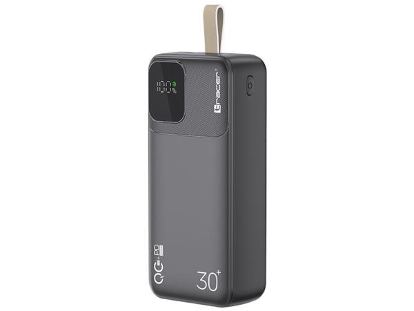 Tracer Prime-V3, 30000 Mah, Lithium Polymer (Lipo), Quick Charge 4+, Power Delivery, Power Delivery 3.0, 3,7 V, 22,5 W, Sort