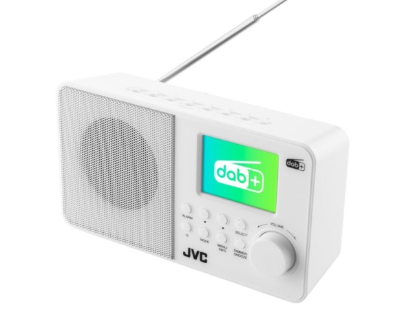 Jvc Dab-Radio Ra-E611w-Dab Weiß