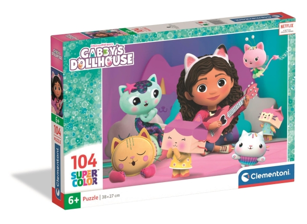 Cle-Puzzle 104 Supercolour Gabby 25033
