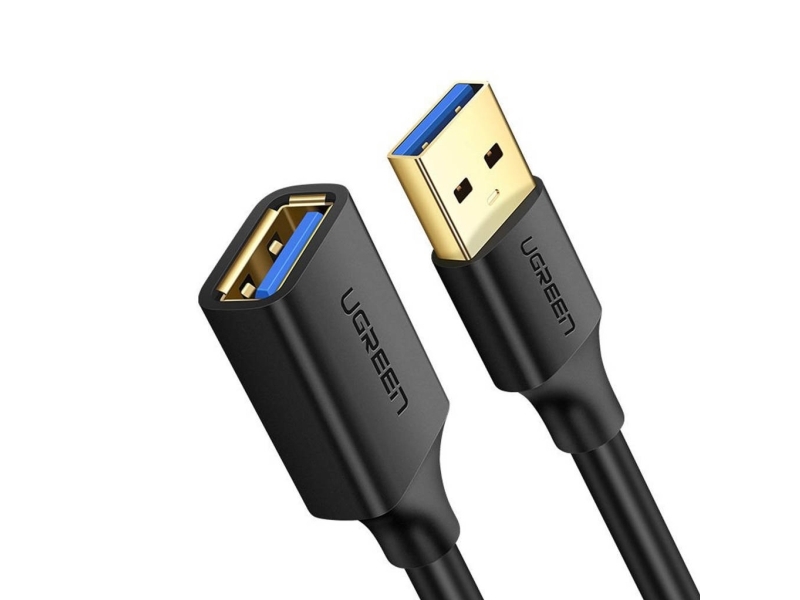 Ugreen US129, 0,5 m, USB A, USB A, USB 3.2 Gen 1 (3.1 Gen 1), 5 Gbit/sek., Sort