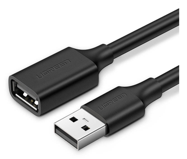 Usb-Kabel Ugreen Usb-A Auf Usb-A 3 M Schwarz (Ugr398blk)