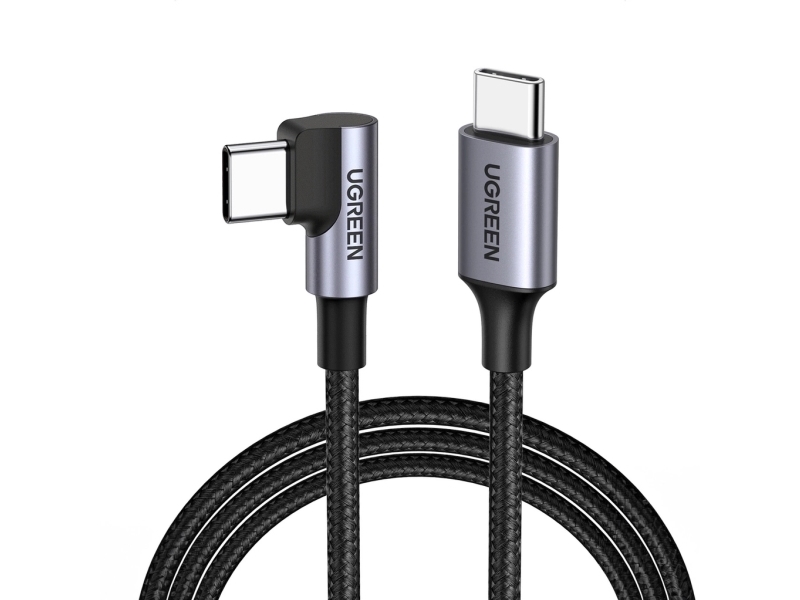 Usb-Kabel Ugreen Usb-C Auf Usb-C 0,5 M Schwarz (50122B)