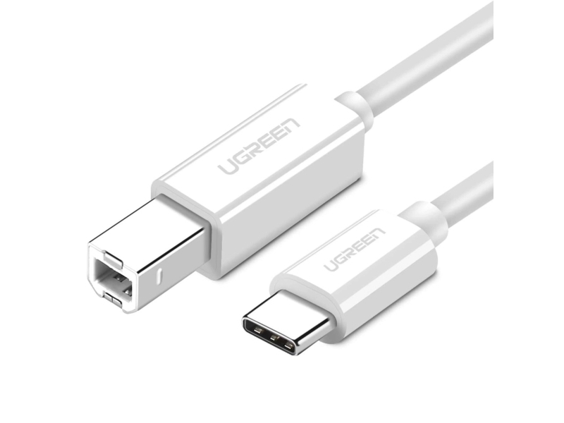 Ugreen Weiß Drucker Kabel Us241, Usb-C - Usb-B, 1,5M, - Bild 4