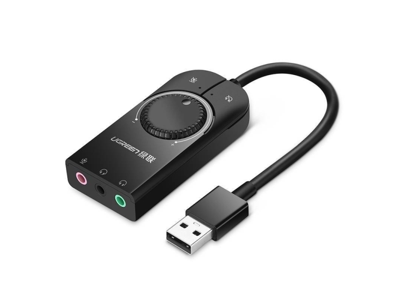 Karta dzwiekowa Ugreen [PO ZWROCIE] Ugreen zewnetrzna karta dzwiekowa muzyczna adapter USB