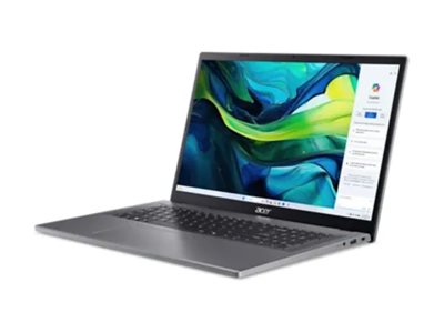 Acer Aspire Go 17 AG17-31P - Intel N-series - N355 / op til 3.9 GHz - Win 11 Home - Intel Graphics - 8 GB RAM - 256 GB SSD NVMe, 3D Triple-level Cell (TLC) - 17.3 IPS 1920 x 1080 (Full HD) - Wi-Fi 6 - stålgrå - kbd: Nordisk