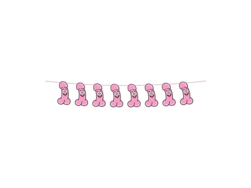 Happy Penis Guirlande, 2 M