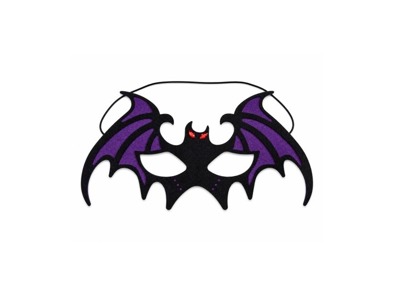 Lila Fledermaus Augenmaske