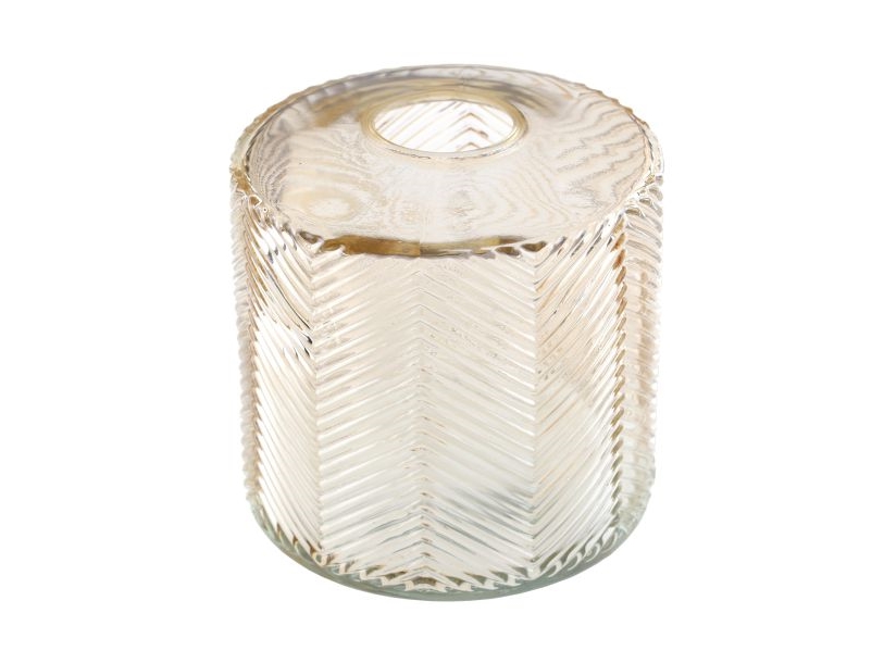 Guld Glasvase, 10 Cm