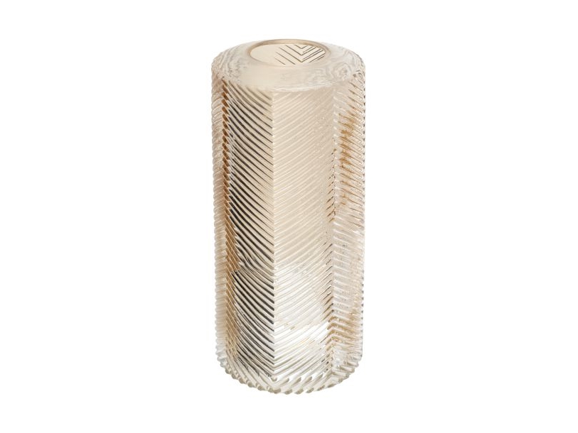 Guld Glasvase, 17 Cm
