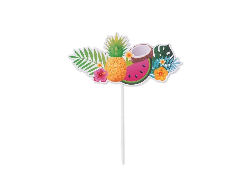 Aloha-Früchte Als Tortendekoration