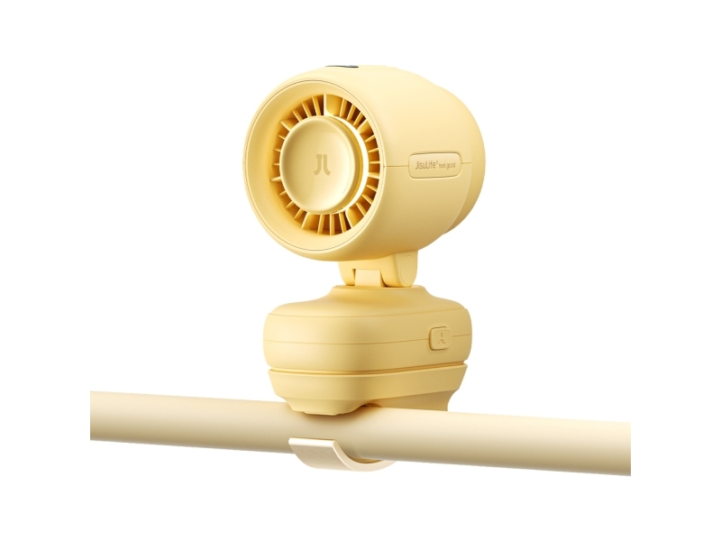 JisuLife barnevognsventilator 4 – gul