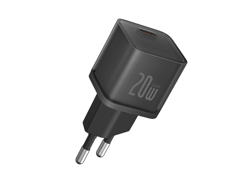 Baseus Gan5s 20W Væglader 1X Usb-C - Sort