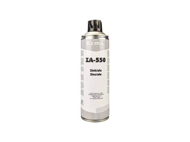Zink/aluspray 500 ml ZA-550 - Eksklusiv afgift. UN 1950 Aerosoler, Brandfarlige 2.1