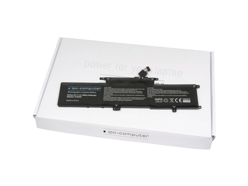 Ipc-Computer Bærbar Computer-Batteri 01Av481 Replace 11.1 V 4100 Mah Lenovo