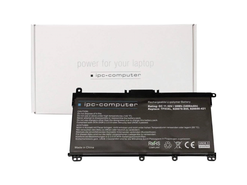 Ipc-Computer Bærbar Computer-Batteri Tf03 Replace 11.55 V 3400 Mah Hp