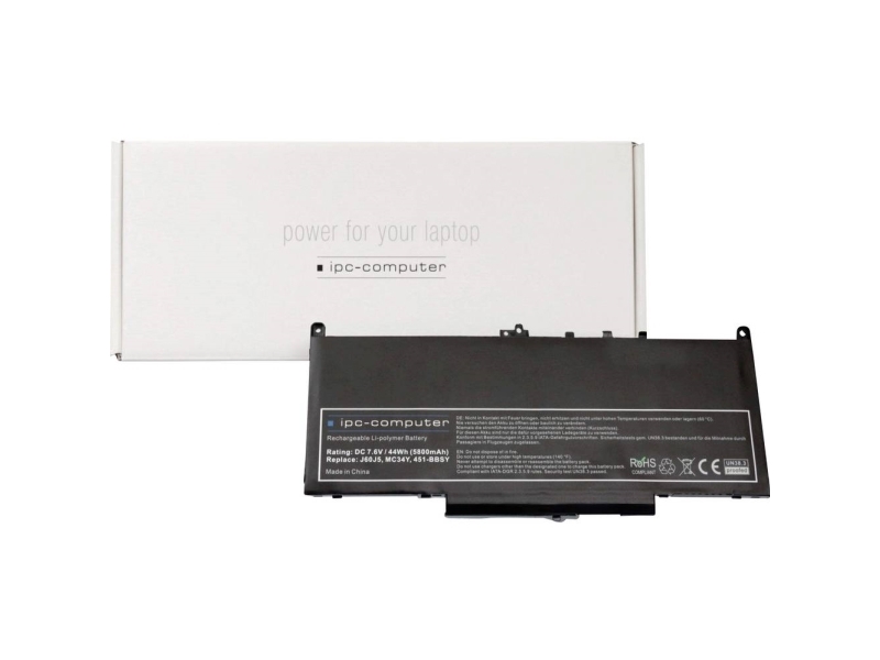 Ipc-Computer Laptop-Akku J60j5 Replace 7,6 V 5800 Mah Dell