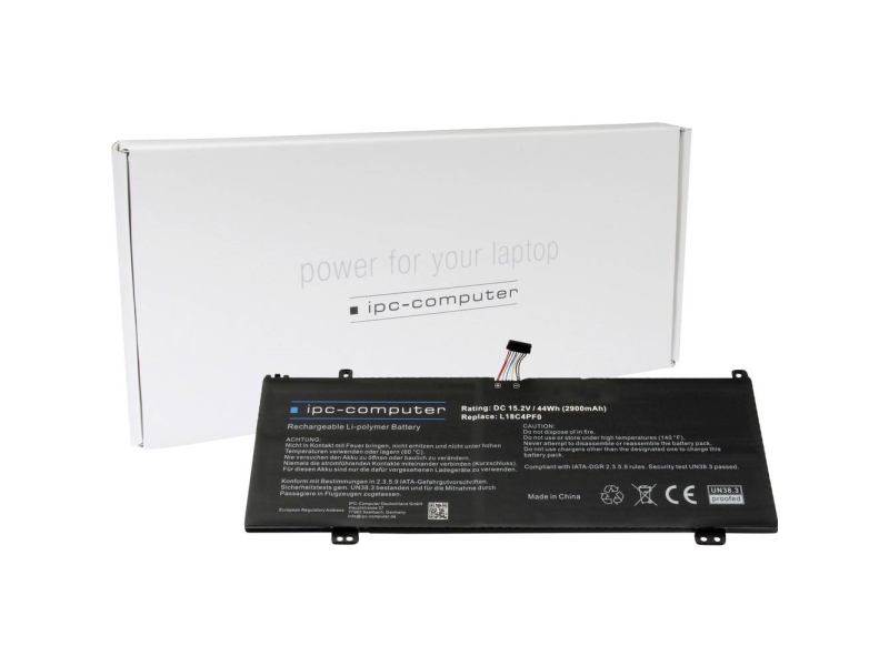 Ipc-Computer Bærbar Computer-Batteri Akku L18c4pf0 Replace 15.20 V 2900 Mah Ipc-Computer