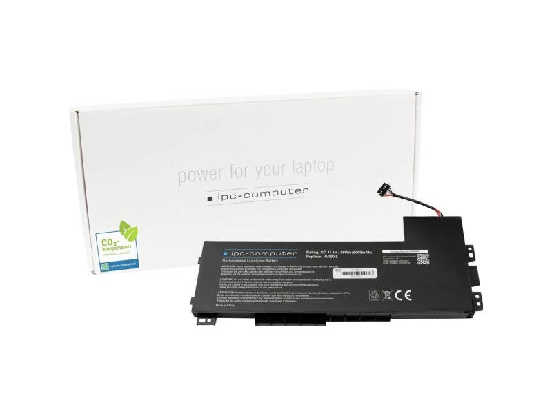 Ipc-Computer Bærbar Computer-Batteri Akku Vv09xl 99Wh Replace 11.10 V 9000 Mah Ipc-Computer