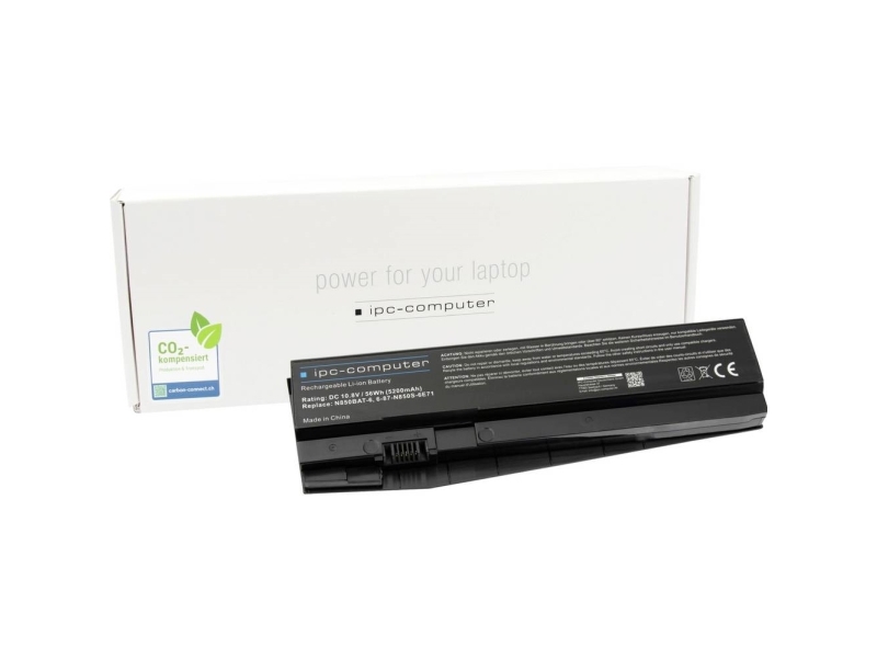 Ipc-Computer Bærbar Computer-Batteri Akku N850 Replace 10.80 V 5200 Mah Ipc-Computer