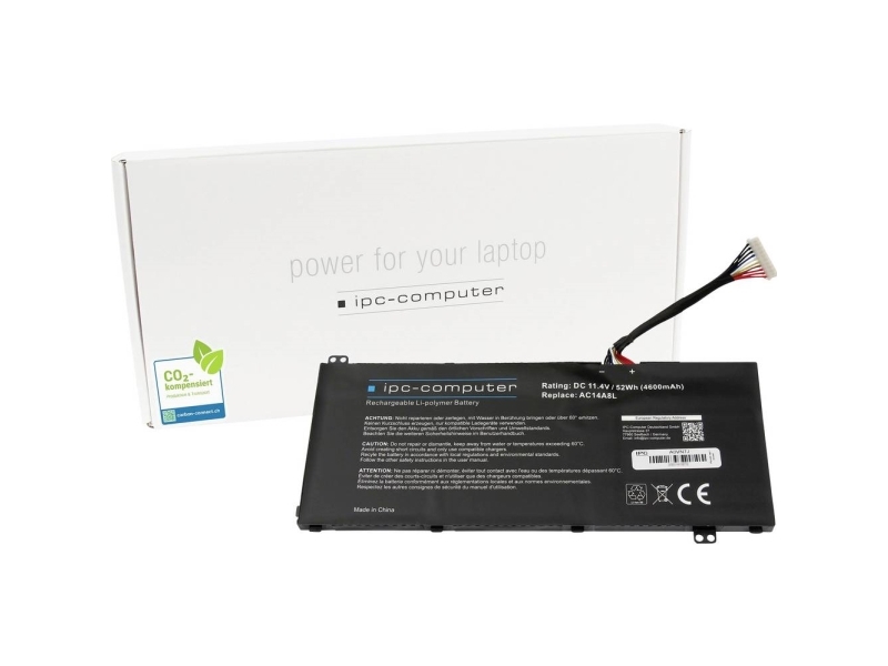 Ipc-Computer Bærbar Computer-Batteri Akku Ac148l-H Replace 11.40 V 4600 Mah Ipc-Computer