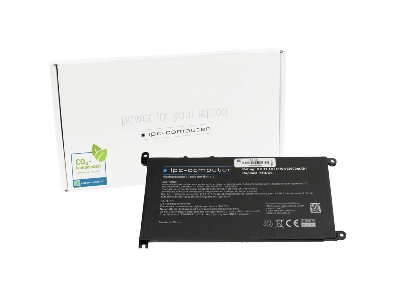 Ipc-Computer Bærbar Computer-Batteri Akku Yrdd6 Replace 11.40 V 3600 Mah Ipc-Computer