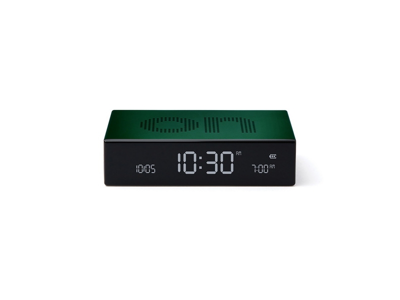LEXON Flip Premium, Digitaalinen herätyskello, Suorakulmio, Vihreä, LCD, Akku, 5 V