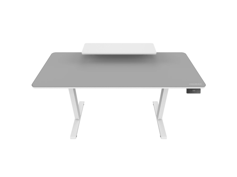 Cougar Gaming Schreibtisch E-Star 140, Weiß, Gerade, Rechteckige Form, Gaming, Büro, Weiß, Weiß, Weiß