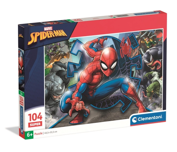 Clementoni Puslespil - Marvel - Spider-man - 104 Brikker