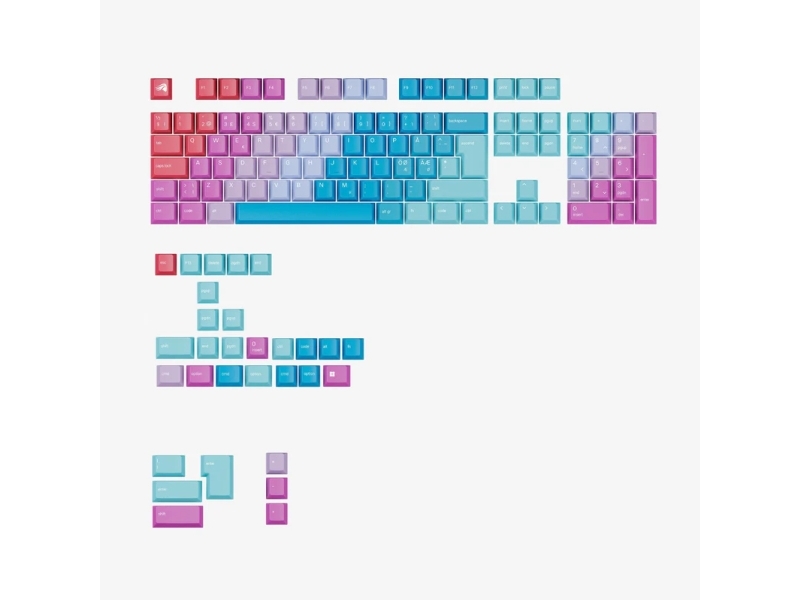 Glorious Gaming GLO-KB-ACC-KC-GPBT-GR-DAYD-ND, Tastaturhætte, Polybutylenterephthalat (PBT), Flerfarvet