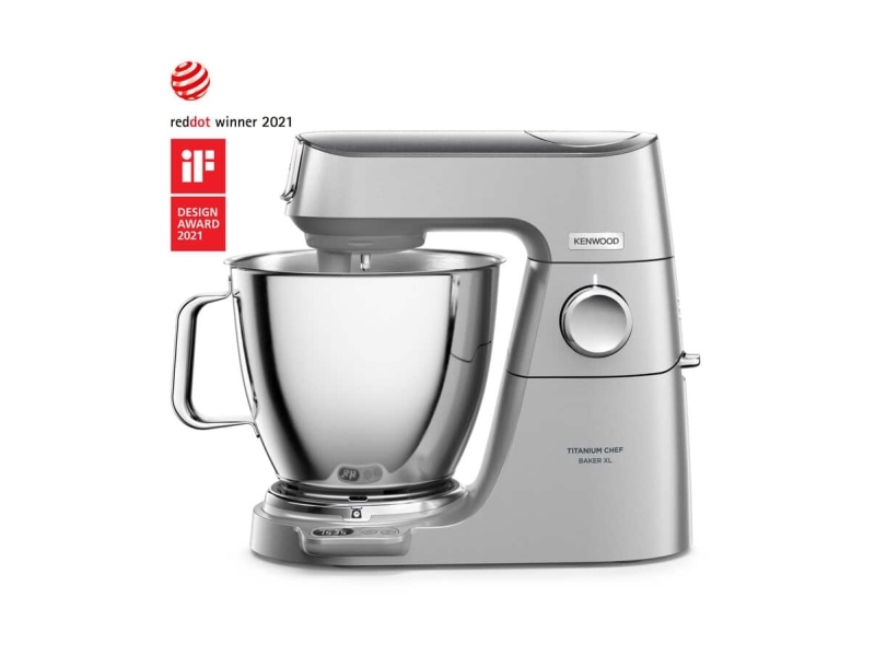 Kenwood Titanium Chef Baker XL Silver KVL85.704SI, 7 L, Sølv, Dreje, Rustfrit stål, Rustfrit stål, 1200 W