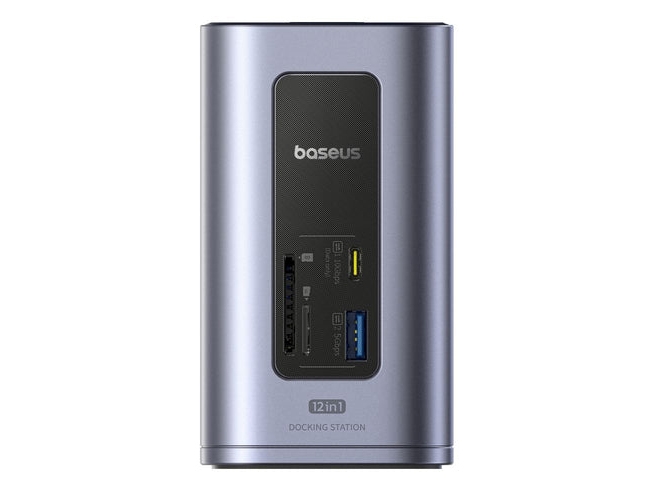 Jungčių Stotelė / Adapteris 1In12 Usb C Kištukas - 2Xhdmi Rj45 Sd/Tf Usb3 Nu1 Air Spacemate Baseus