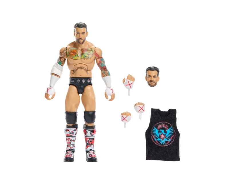 WWE Elite Collection Top Picks CM Punk Action Figure, 8 År, Flerfarvet, Plast