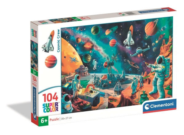 Clementoni Puzzle Supercolor Cosmic Crew 104 Teile (25036)