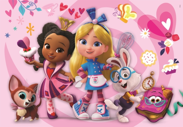 Clementoni Puslespil Super Alice's Wonderland Bakery Disney, 104 Brikker